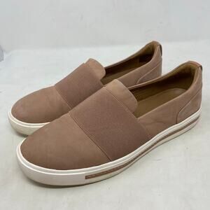 Clark Un Maui Nubock Slip On loafers Step Sneaker Womens Size 10